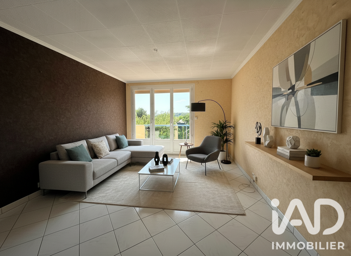 Photo 2 du bien - Vente appartement à Bernay (27300) : appartement 3 pièces 67 m² - 2085485
